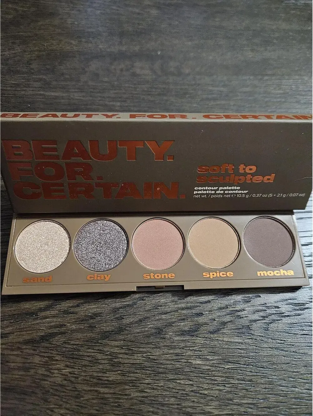 Beauty For Certain Soft to Sculpted Contour Palette